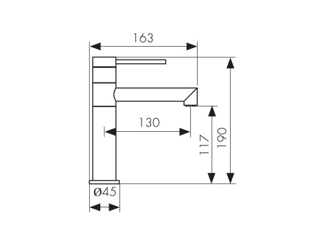 43011-2 Смеситель KAISER Vita для раковины 